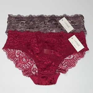 Bundle 2 Pieces Lace Cheeky Panties Underwear. NWT Ilys Lumie Brand.